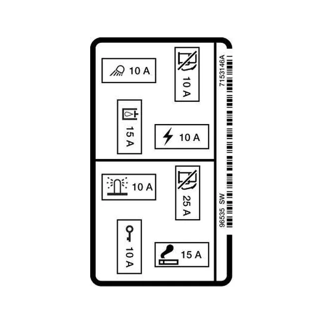 Bobcat 7153146 Fuel Decal