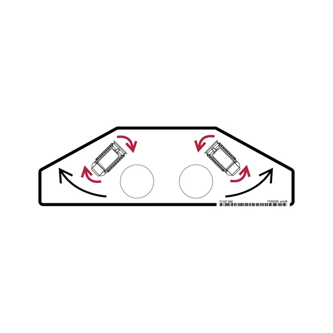 Bobcat 7155229 MT Loader Traction Decal