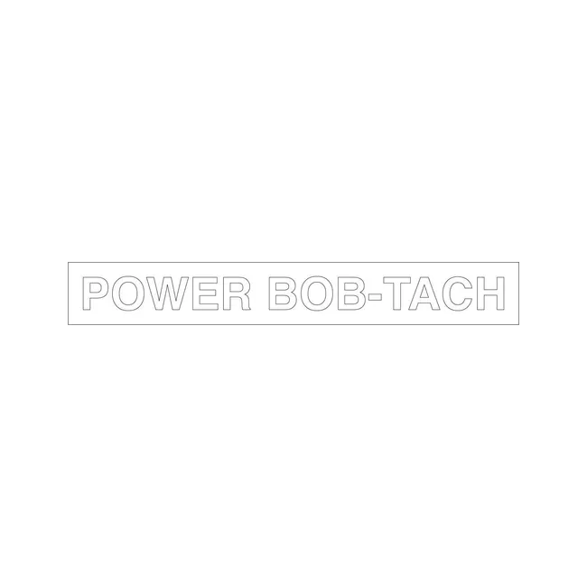 Bobcat 7155635 Decal Power Bob-Tach