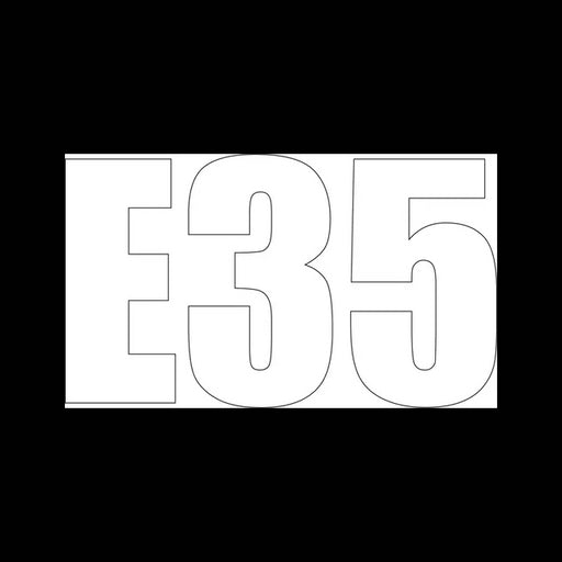 E35 Model Decal for Excavators, 7156613