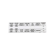 Bobcat 7157317 Fuse Relay Decal