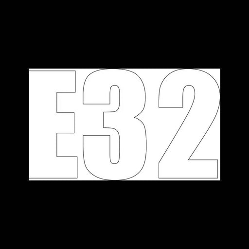 E32 Model Decal for Excavators, 7157770