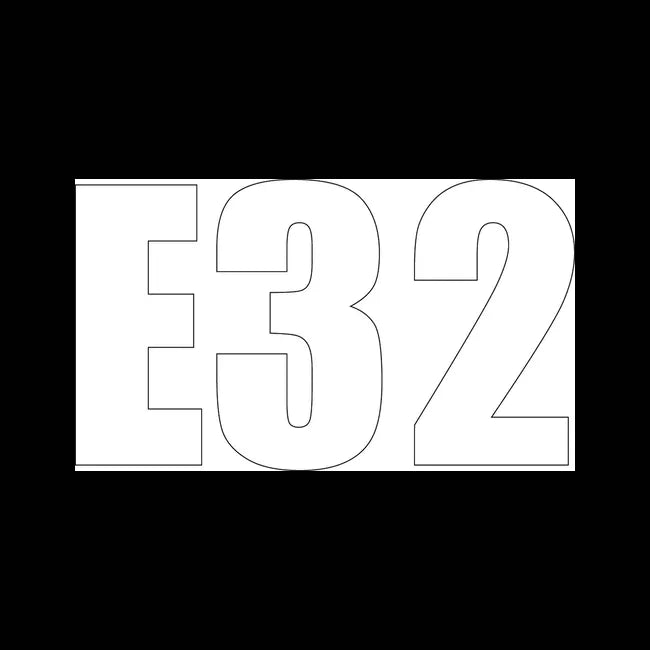 E32 Model Decal for Excavators, 7157770