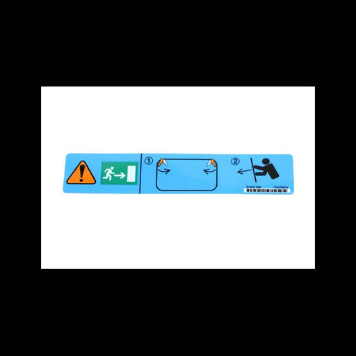 Decal Exit Rear, 7167991