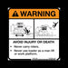 Warning Decal (Text) 7167996