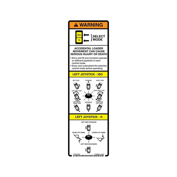 Bobcat 7168024 Warning Decal