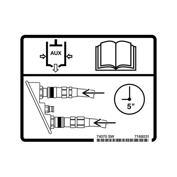 Bobcat 7168031 Coupler Decal