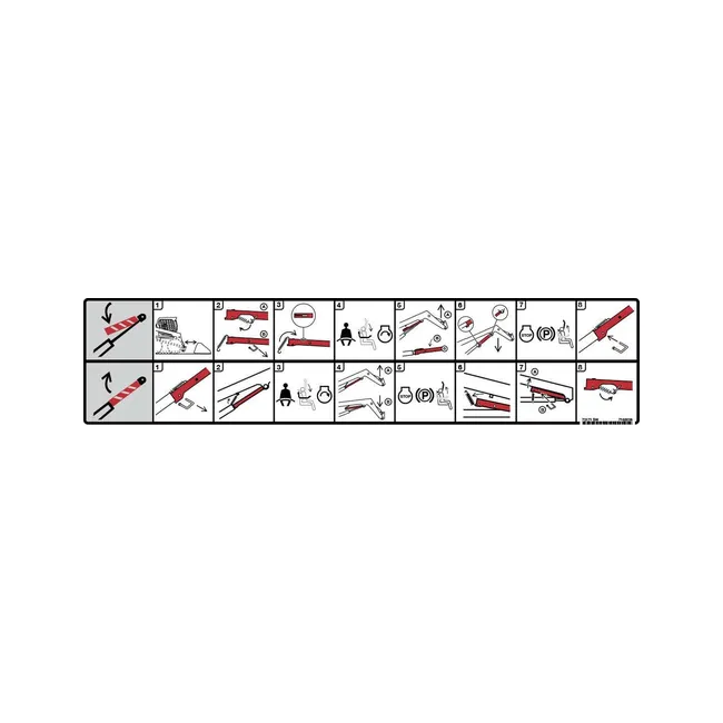 Bobcat 7168036 Lift Arm Decal Loader