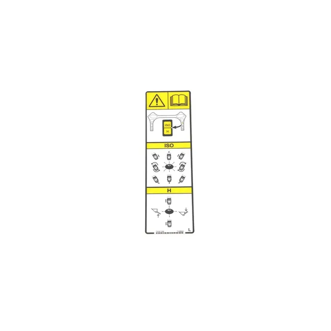 Bobcat 7168082 Operation Decal
