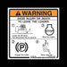 Warning Decal, 7168142