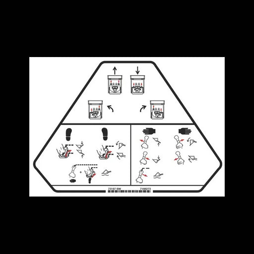 No-Text Control Decal for Loaders, 7168273