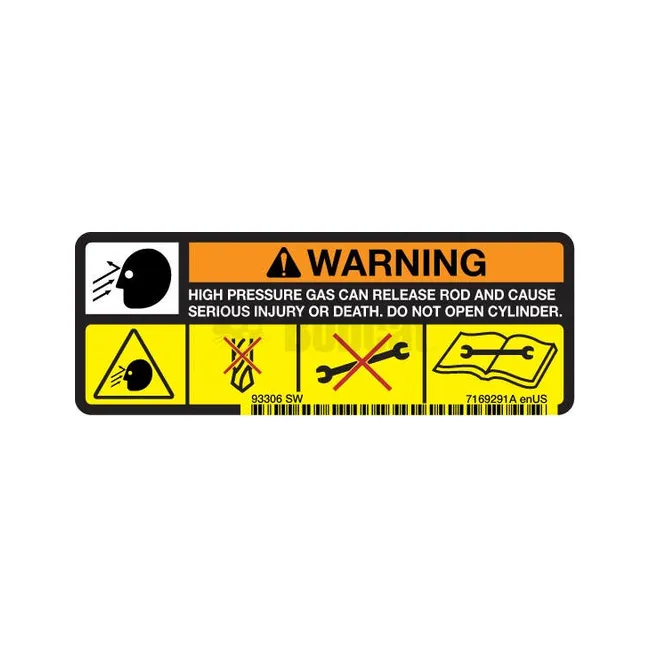 Bobcat 7169291 Warning Decal