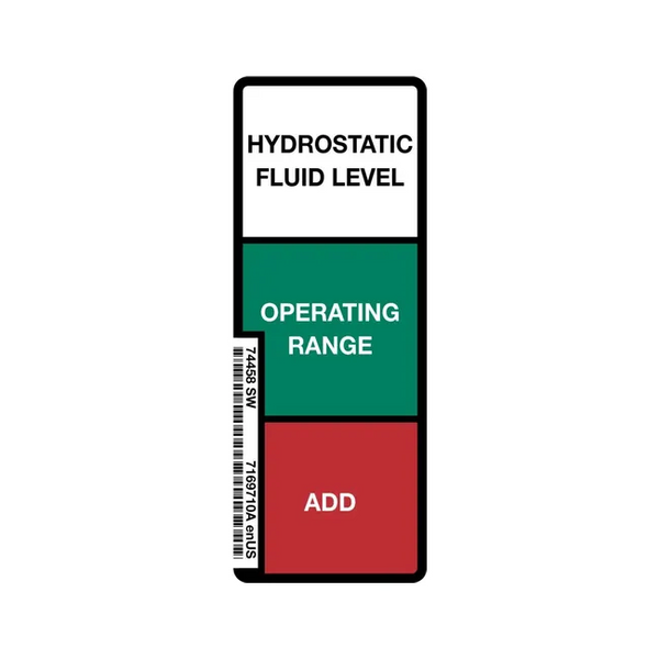 Bobcat 7169710 Sight Gauge Decal for Loaders