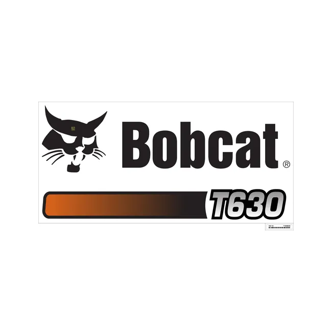Bobcat 7169964 Model T630 Decal