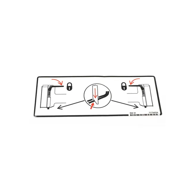 Bobcat 7173403 Operation Decal for Bobcat Equipment