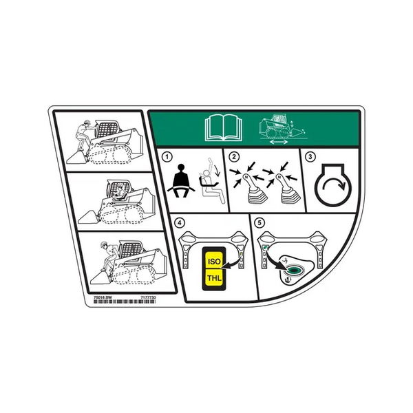 Bobcat 7177730 Safety Decal