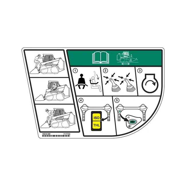 Bobcat 7177730 Safety Decal