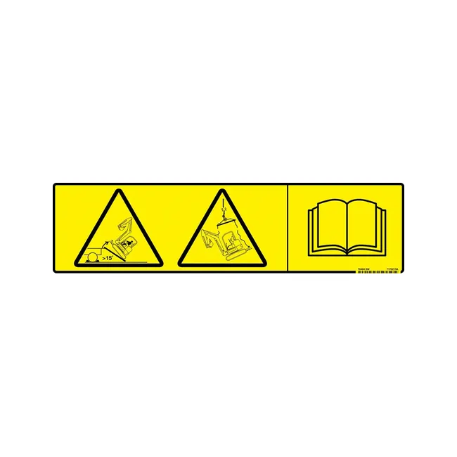 Bobcat 7178215 Warning Decal