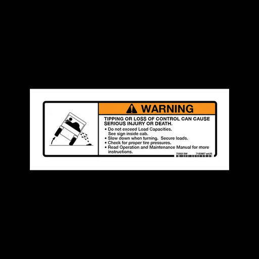 Warning Decal, 7183987