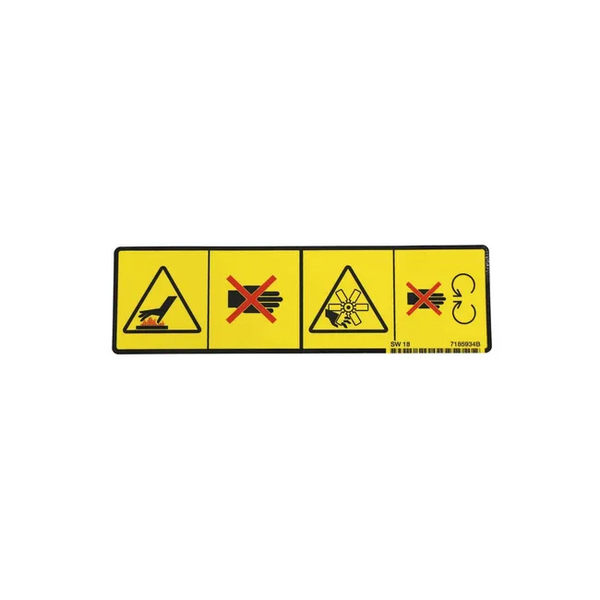 Bobcat 7185934 Warning Decal Loaders Excavators