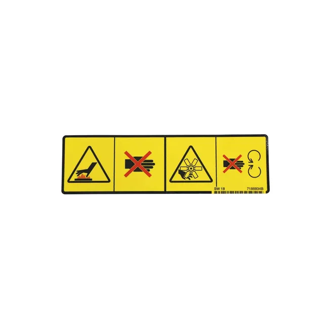 Bobcat 7185934 Warning Decal Loaders Excavators