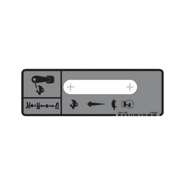 Bobcat 7194620 Throttle Decal For Excavators