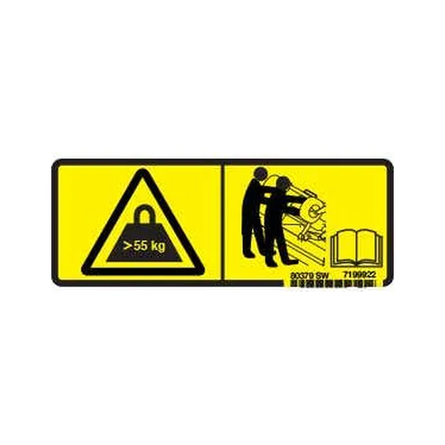 Bobcat 7199922 No-Text Warning Decal Soil Conditioner