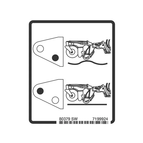Bobcat 7199924 No-Text Lock Height Decal for Soil Conditioner