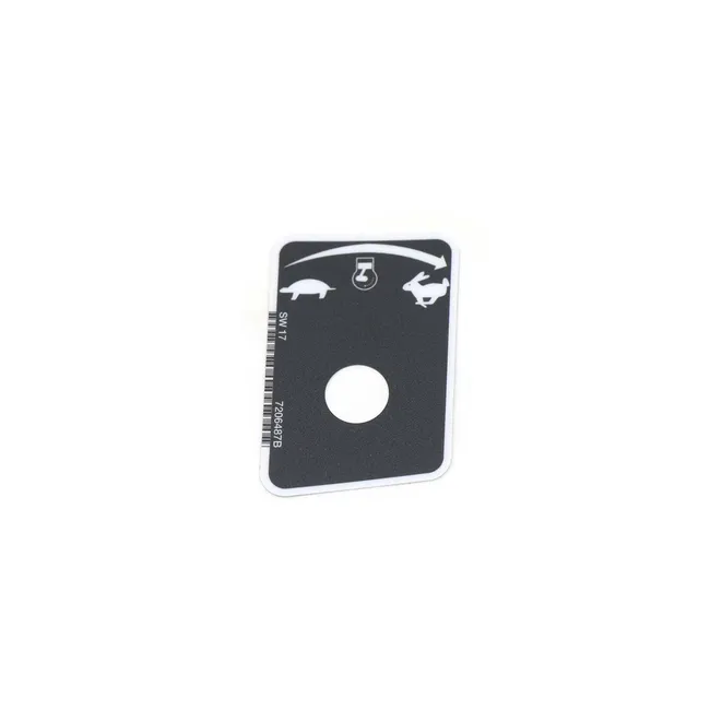 Bobcat 7206487 Throttle Decal for Excavators and Loaders