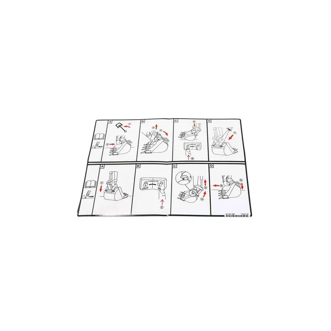 Bobcat 7220130 X-Change Decal for Excavators