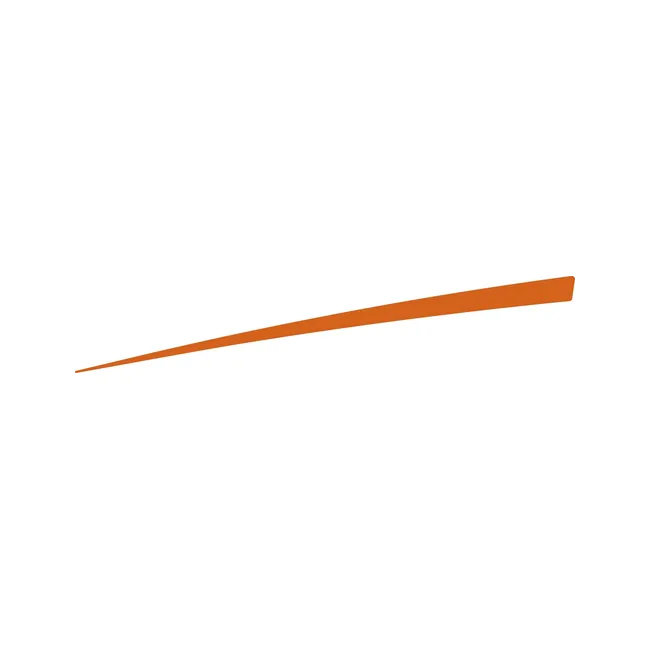 Bobcat 7221024 Left Orange Stripe Decal