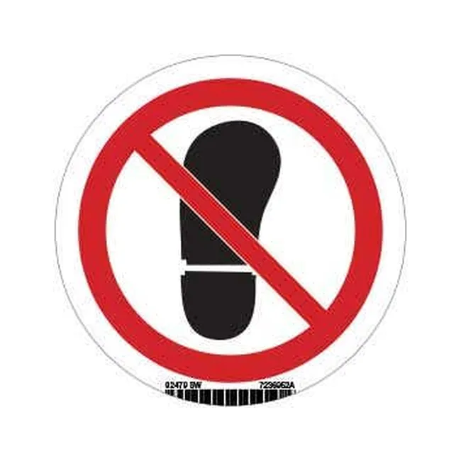Bobcat 7236952 Not A Step Decal for Attachments and Compact Wheel Loaders