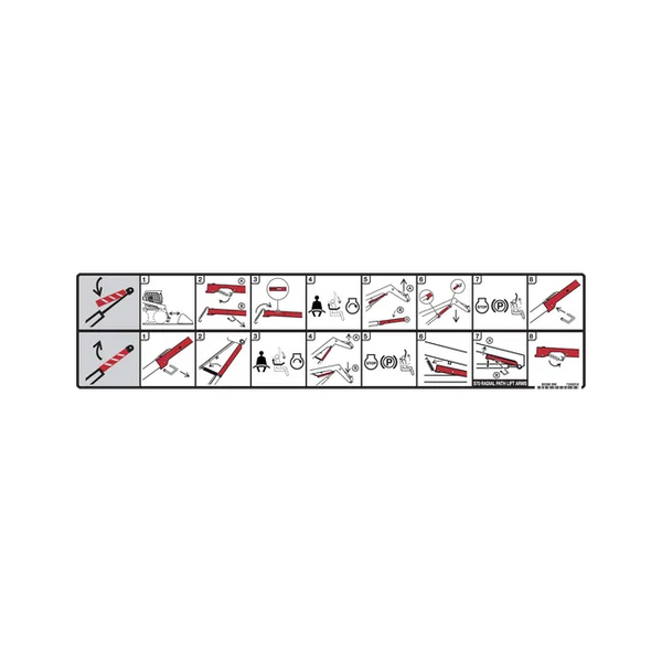 Bobcat 7240018 Lift Arm Support Decal