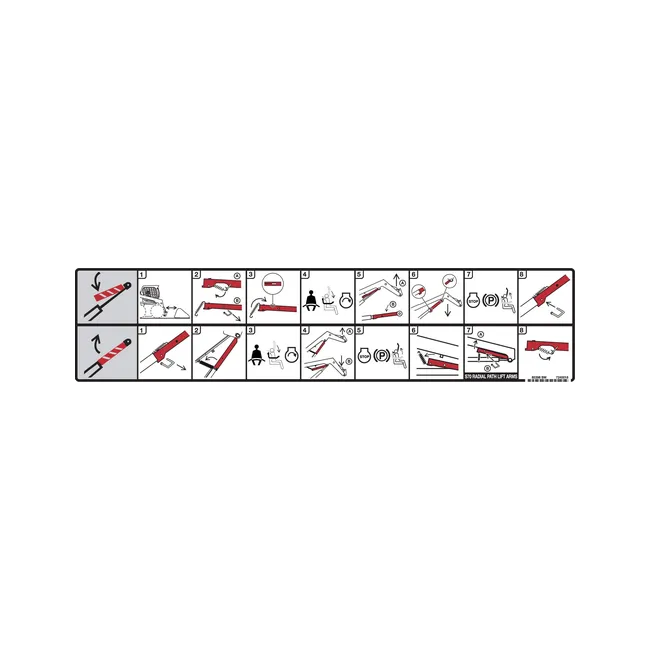 Bobcat 7240018 Lift Arm Support Decal
