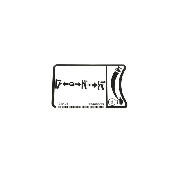Bobcat 7240698 Blade Decal
