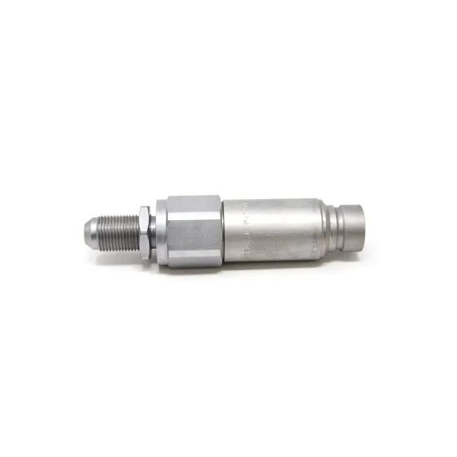 Bobcat 7246778 Male Flat Face Coupler, 1/2" body, 3/4" UNF thread, 7246778