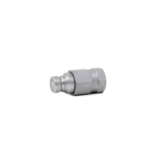 Bobcat 7246787 Flat Faced Male Coupler 1/4 Inch Body 9/16 Inch UNF/ORB Thread