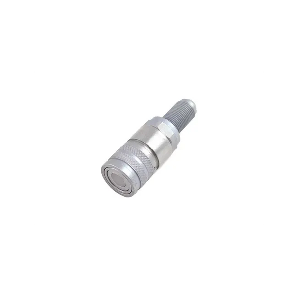 Bobcat 7246794 Flat Face Female Coupler With 1/4 Inch Body and 7/8 Inch UNF ORB Thread