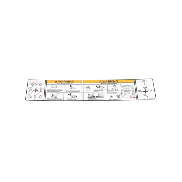 Bobcat 7273437 Warning Decal Mini Track Loaders