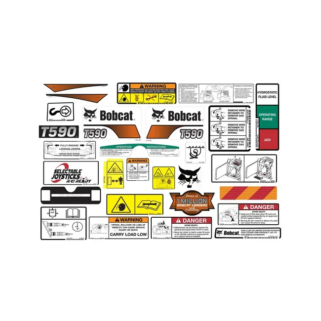 Bobcat 7285446 Internal and External Decal Kit for Track Loaders