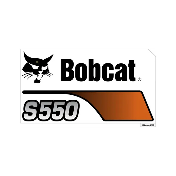 Bobcat 7302602 Upright Left-Hand Model Decal for Skid Steer Loaders