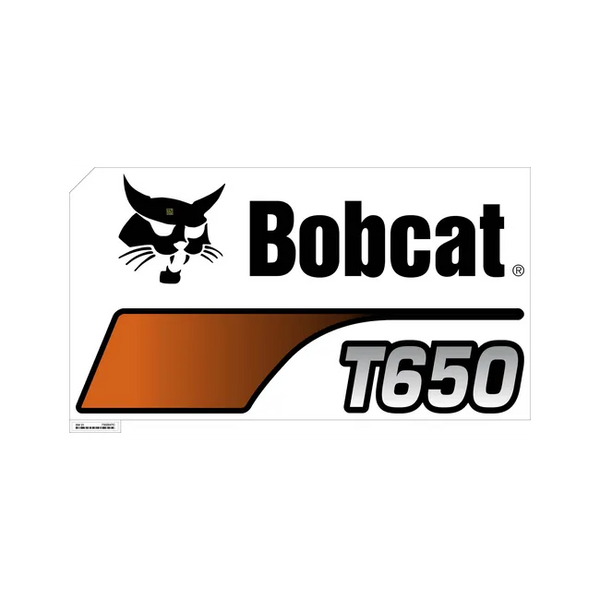 Bobcat 7302847 T650 Right Decal for Track Loaders