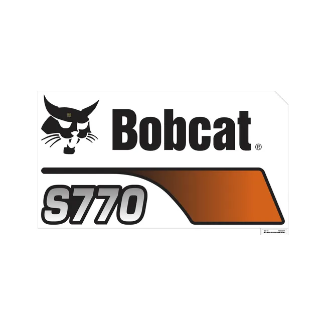 Bobcat 7303727 Upright Left-Hand Decal