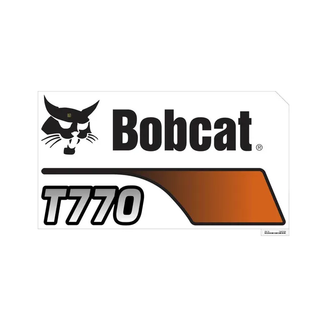 Bobcat 7303733 Left Bobcat T770 Decal
