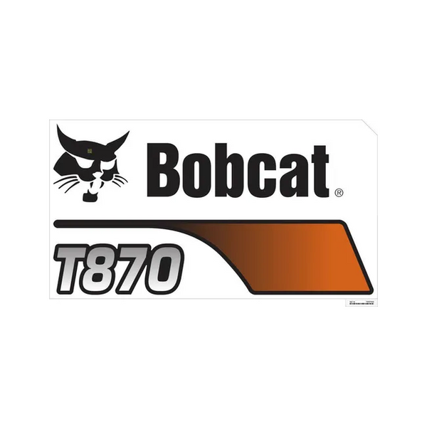 Bobcat 7303764 Left T870 Upright Decal for Track Loaders