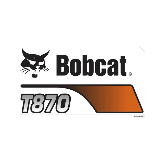 Bobcat 7303764 Left T870 Upright Decal for Track Loaders