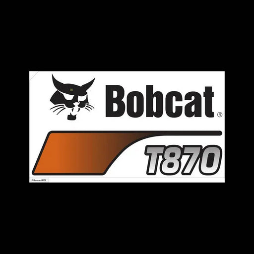 Right T870 Upright Decal for Track Loaders, 7303765