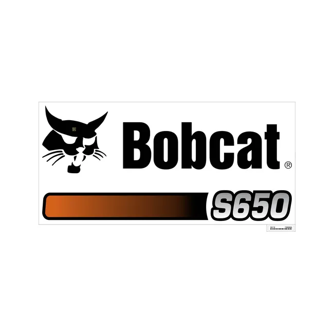 Bobcat 7308369 Model Decal For Skid Steer Loaders