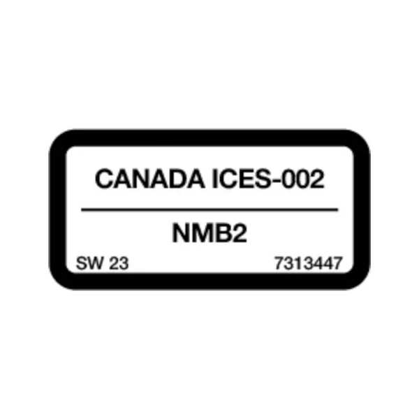 Bobcat 7313447 Canada EMC Decal