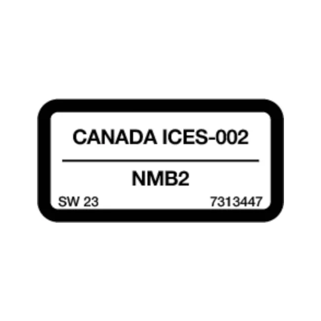 Bobcat 7313447 Canada EMC Decal